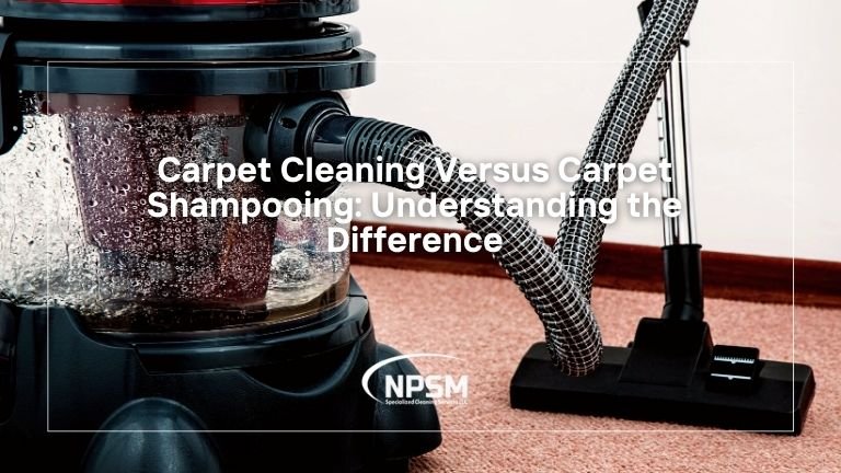 Carpet cleaning and carpet shampooing